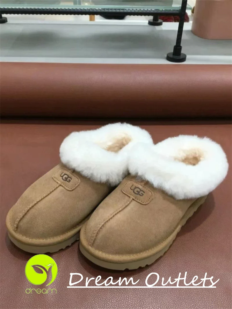 Покупка U.S. UGG снегоступы Tartst 1134810 мех всё-в-одном короткое пальто ободки женской обуви 2023 зима