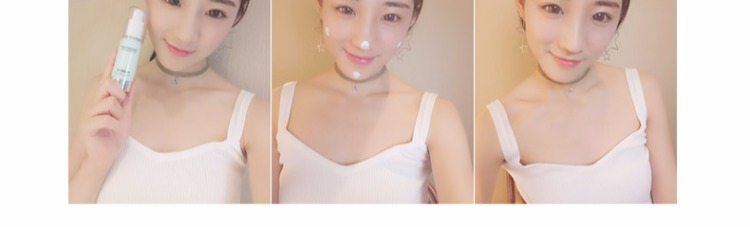 优 泉 隔 ml 30ml Kem dưỡng ẩm giữ ẩm Hydrating Concealer Brightening Oil Control Foundation Liquid Makeup Makeup Before Base Cream Chính hãng kem che khuyết điểm cho da mụn