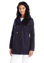 T Tahari ladies long windbreaker jacket double breasted AS3001 us direct mail