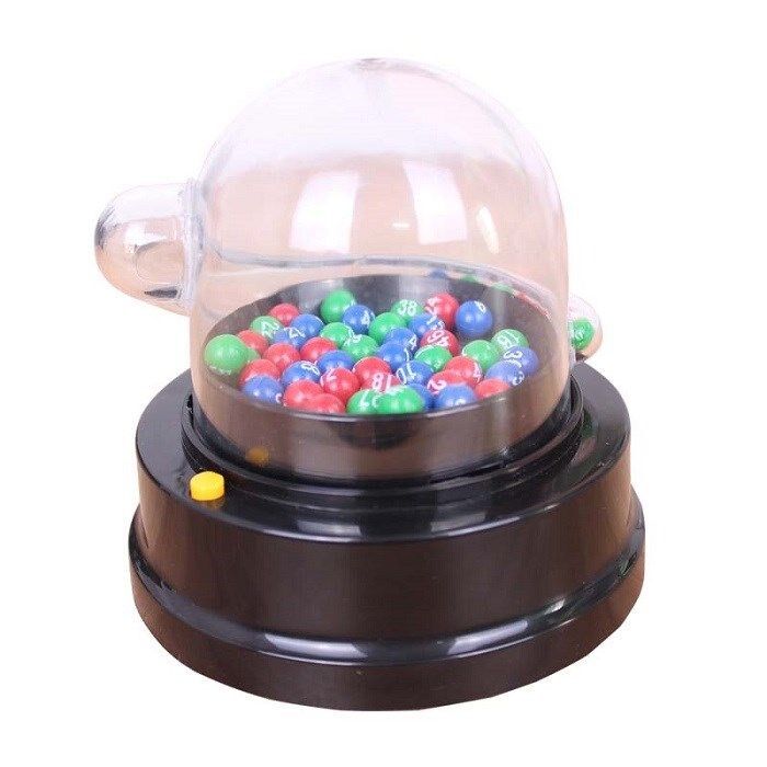 Children's toys Transparent small body dice number Color two-color toy shaking ball machine automatic shaking music