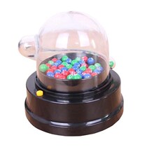 Childrens toys transparent small body dice number color two-color toy shake ball machine automatic rock music