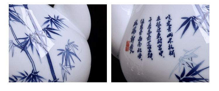 Rượu vang Jingdezhen Bộ rượu vang một pound rượu vang trắng Cốc rượu vang ly Hip Hip Suite Suite hầm rượu ly vang đỏ