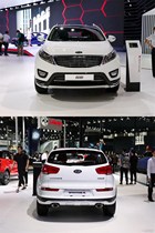 Kia Smart Run front and rear bumper skin guards surround 15-18 new smart run front bumper front and rear bumper