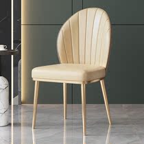 Italian Style Light Extravagant Dining Chair Modern Minima Home Casual Backrest Stool Nordic Small Family Restaurant Net Red Wind Chair