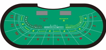 New special sale high-end H-foot foldable Baccarat poker table Texas poker table bullfight 21 points