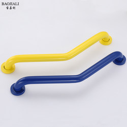 Yellow Blue Bathroom 304 Stainless Steel Safety Anti-Slip Handrail Bathroom Elderly Anti-Fall Toilet Shower Room Pull Rod