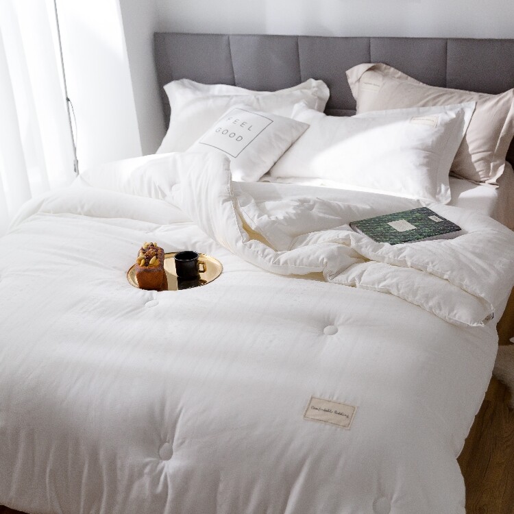 Winter warm all cotton quilts two-in-one by the core pure color spring autumn by 40 pure cotton thickened 2m winter quilts by bed