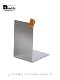 Mide Stainless Steel Bookends Record Magazine Storage File Rack Student Desk Divider Creative Metal Soft Decoration