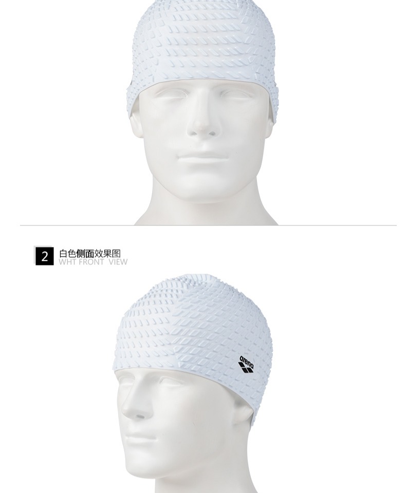Arena bơi mũ silicone nam và nữ trưởng thành tóc dài mũ bơi thêm lớn không thấm nước bảo vệ tai không mũ đầu bong bóng 	kính mũ bơi phoenix