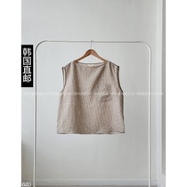 Amy Korea Direct Mail Dongdaemun 2024 Summer New J SHOP Suspender Vest 16150343
