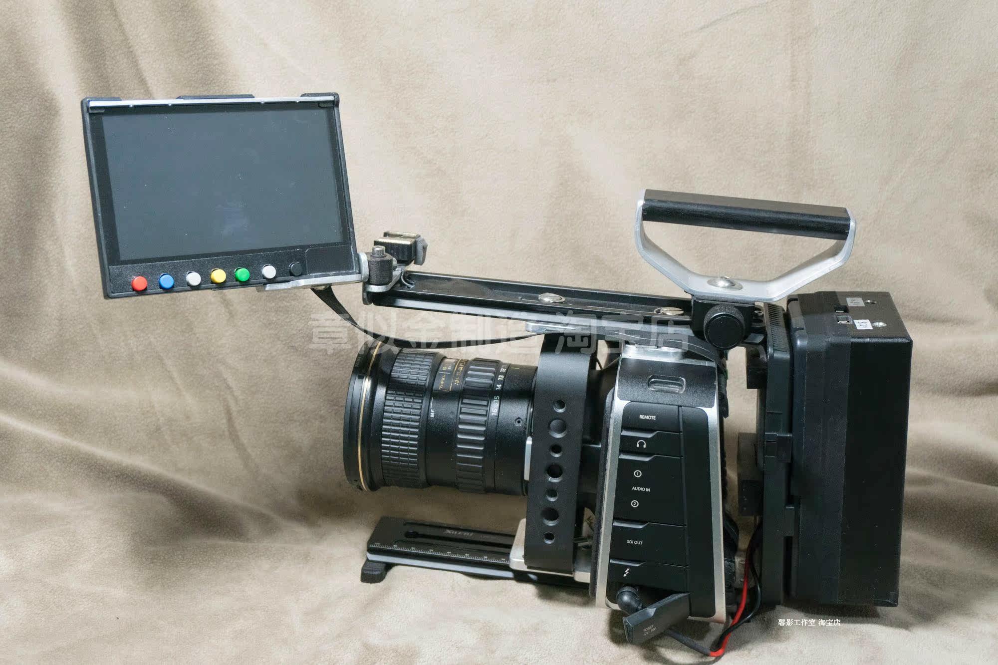 BMPC改造 翻转屏 木手柄 单反操控