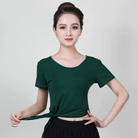 Темно -зеленый короткий рукав