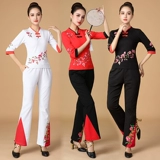 Этнический комплект, танцующий лонгслив, костюм, этнический стиль, китайский стиль