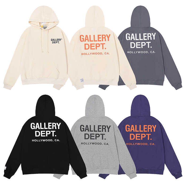 Vlone Fog Gallery Dept Hollywood Limited Edition Classic High Street Pure Cotton Terry Hoodie Sweatshirt