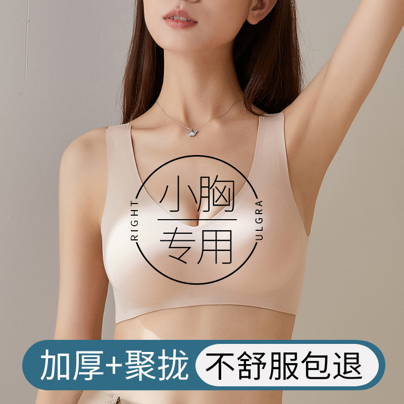 Japanese Seamless Thickened Underwear for Women with Small Busts, Enhancing and Gathering Side Breasts, Anti-Sagging, Wireless Sports Bra Japanese Seamless Thickened Underwear for Women with Small Busts, Enhancing and Gathering Side Breasts, Anti-Sagging, Wireless Sports Bra