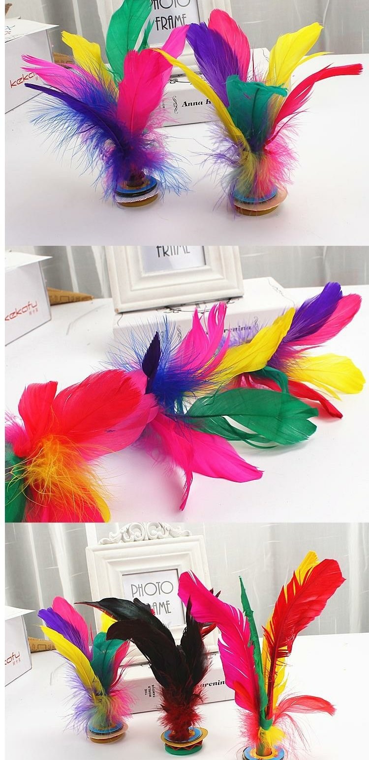 Học sinh thể dục trẻ em bọ cạp croquet lông lông gà đá trò chơi thể dục người lớn 毽 花 - Các môn thể thao cầu lông / Diabolo / dân gian cầu lông gà