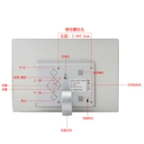 Металлическая тонкая цифровая фоторамка, электронный фотоальбом, 7 дюймов, 8 дюймов, 10 дюймов