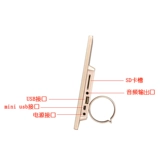 Металлическая тонкая цифровая фоторамка, электронный фотоальбом, 7 дюймов, 8 дюймов, 10 дюймов