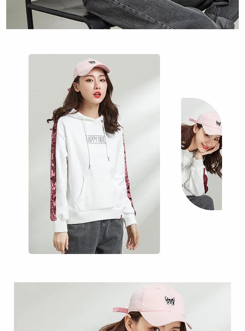 Sweatshirt femme en Coton - Ref 3216171 Image 15