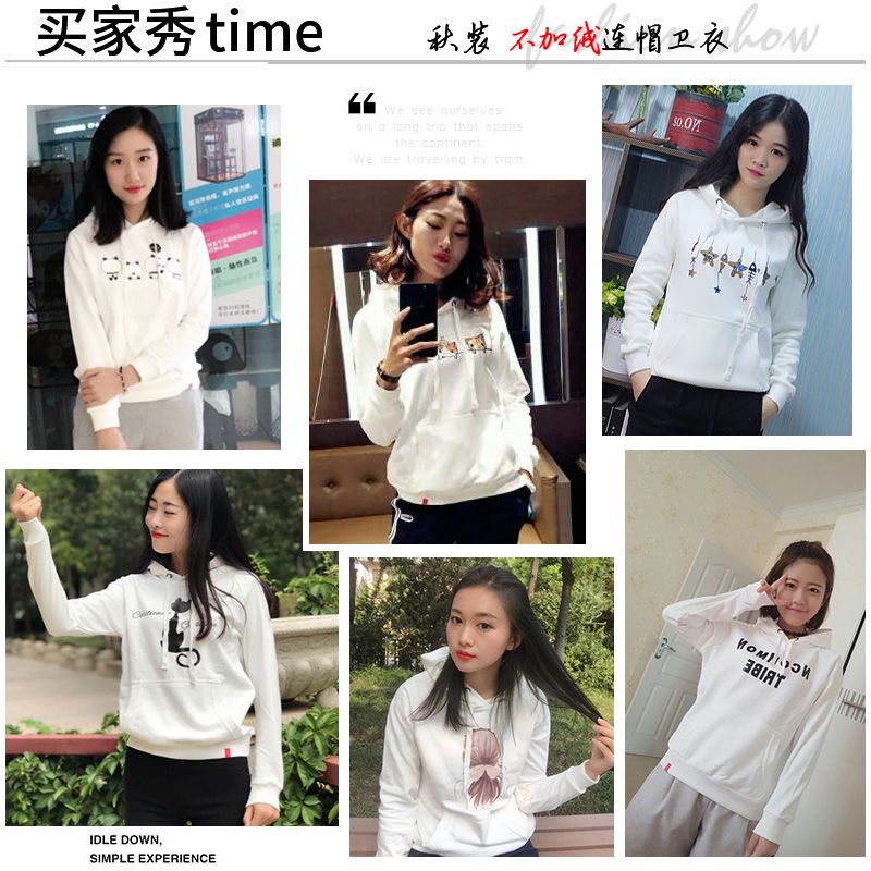 Sweatshirt femme en Coton - Ref 3217353 Image 5