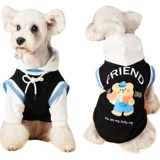 Демисезонный милый пуховик, комплект с капюшоном, демисезонная трендовая толстовка, осенний сезон