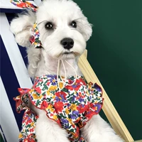 Платье, аксессуар для волос, цветочный принт