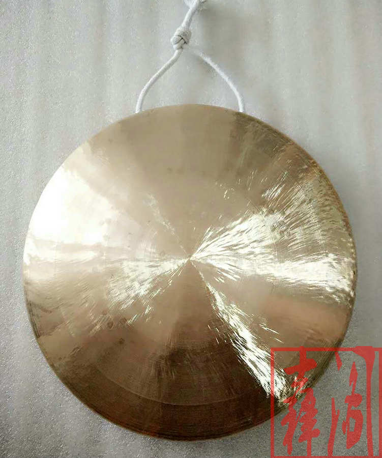 Hebei Huailai Gong Factory Gong Shen Xian 080 of the sound hand gong professional loud brass instrument gong 22cm-Taobao