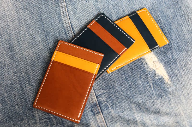 Play leather bereavement x classic leather card set Italy Buttero France Alran can be customized with color