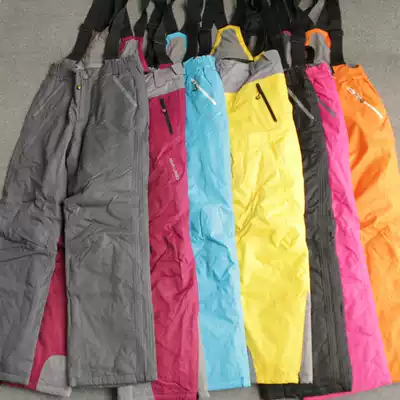 Foreign trade adult ski pants padded cotton baby bag pants winter outdoor assault pants men and women windproof waterproof pants