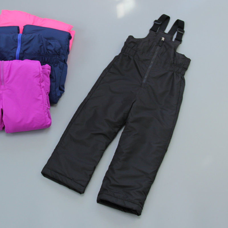 Children's baby bag ski pants thickened windproof waterproof jumpsuit baby bag pants Men's and women's casual warm outdoor stormtrooper pants
