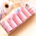 Quần lót Hộp quà tặng Đồ lót nữ Cotton dễ thương Cotton Đồ lót nữ Hộp quà tặng 6 Gói C Khu vực quần lót đùi Bộ quà tặng