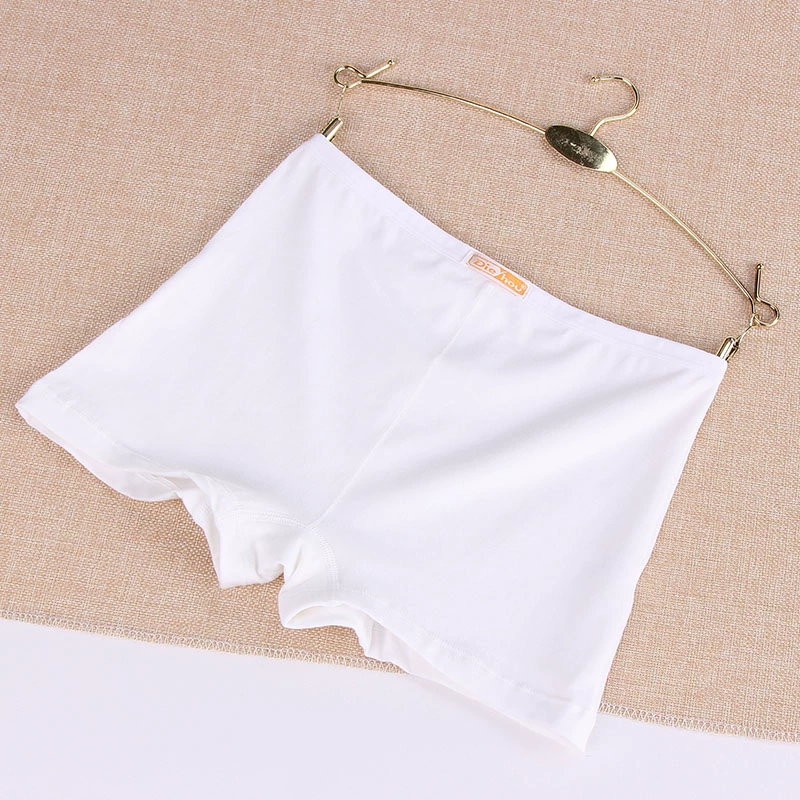 Quần short nữ boxer 2 quần lót mùa hè mid-up bốn góc quần short cotton quần chống ánh sáng an toàn quần lót con voi