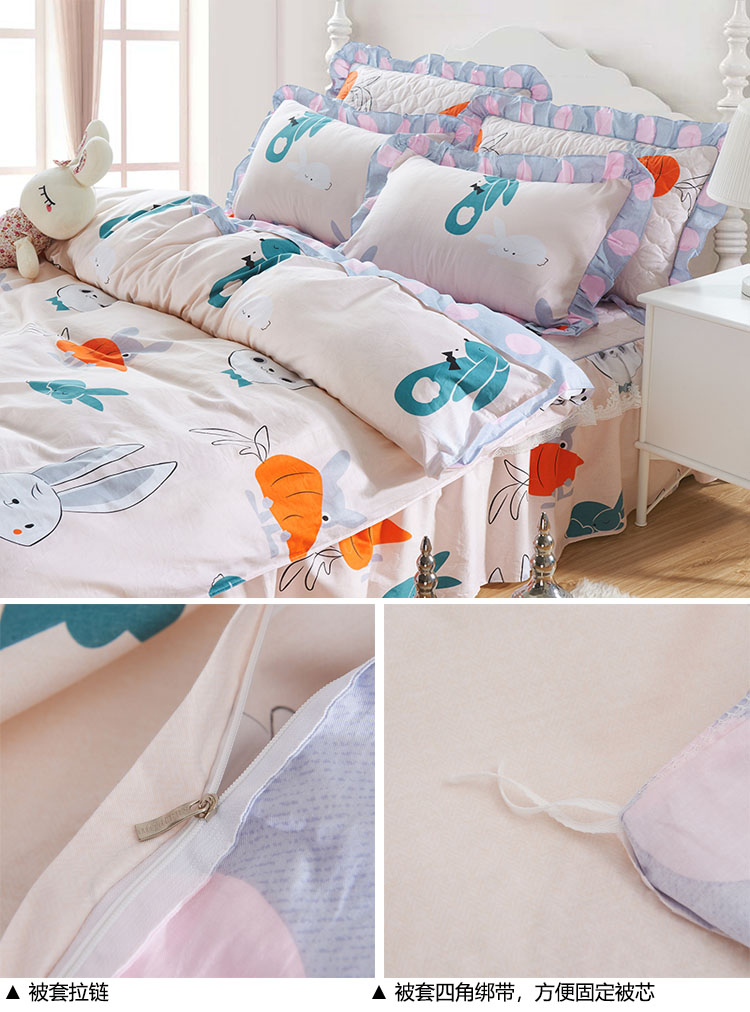 Chăn bông đơn mảnh Bông sinh viên ký túc xá chăn đơn 1,5 m Vỏ chăn đôi 200x230 chăn ga cao cấp