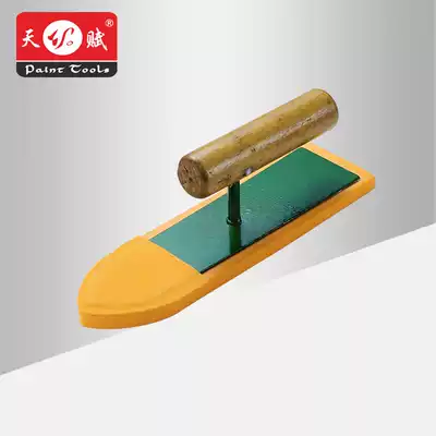 Talent new decoration tool series sponge gray pool wooden handle big gold knife Home improvement mosaic trowel scraper