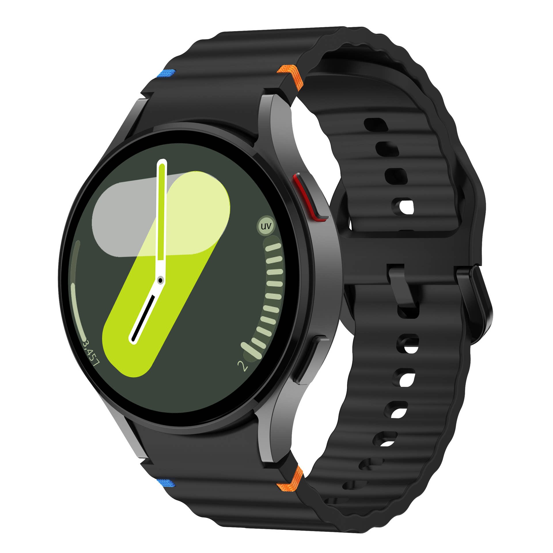 Новый применимый samsung Galaxy watch7 FE/6/5/4 classic/5pro волны силиконовый ремешок для часов