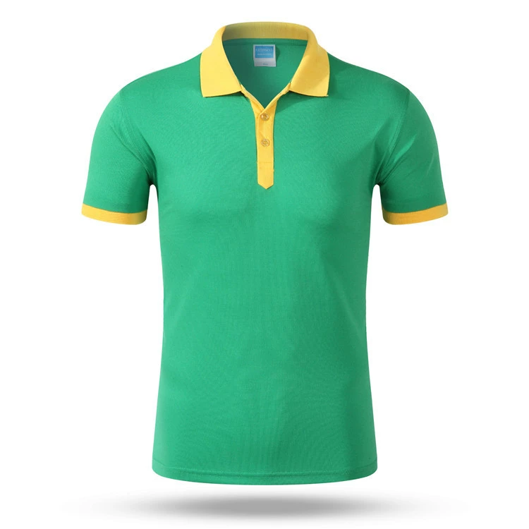 Quần yếm mùa hè áo phông tùy chỉnh áo sơ mi POLO tùy chỉnh nhà hàng quần áo ngắn tay công sở DIY quần áo quảng cáo in logo - Áo polo thể thao