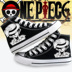 Giày One Piece Luffy Choiba Essolong ba con dao COS vẽ tay giày vải nam và nữ có cùng hình động giày thể thao adidas Plimsolls