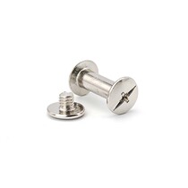 M4 nickel-plated carbon steel primary-secondary nail binding nail rivet photo album sample screw butt pair lock pair screw screw