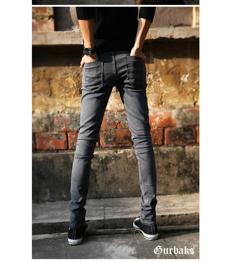 Jeans pour jeunesse pieds Slim GURBAKS pour printemps - Ref 1477824 Image 22