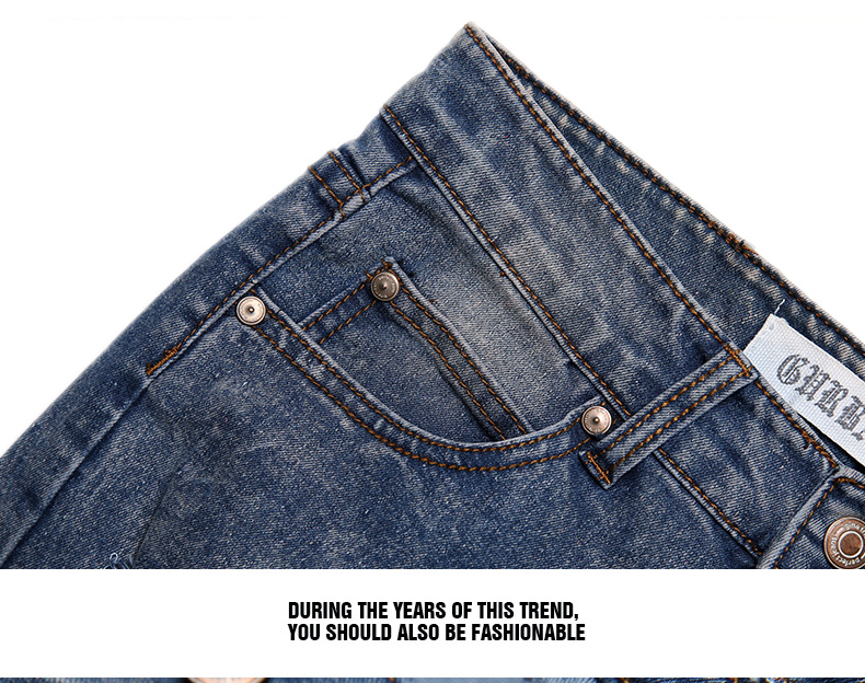 Jeans pour jeunesse pieds Slim GURBAKS en coton pour automne - Ref 1485755 Image 24
