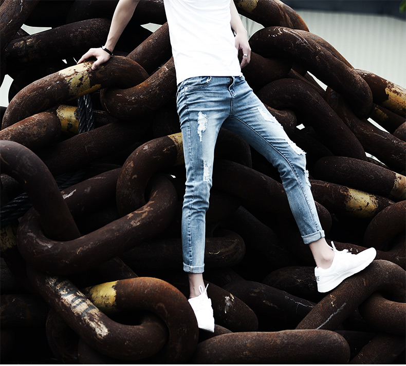 Jeans pour jeunesse Sarouel GURBAKS en coton pour été - Ref 1485920 Image 8