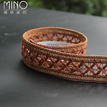 High-grade European curtain sofa cushion pillow hollow decorative lace with handmade diy accessories wide zero cut