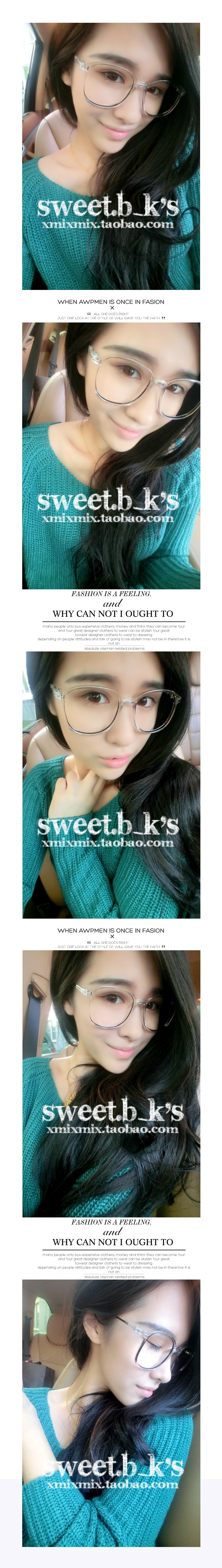 Ks studio retro kim loại cổ điển inlay kính sáng phẳng đồng bằng nam và nữ khung cận thị kính gm southside
