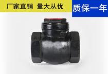 H14T cast iron thread check valve water pipe iron check valve check valve screw mouth ball grinding cast iron horizontal check valve