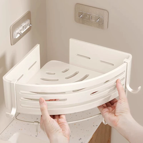 Бесплатный удар в туалете Треугольник ванной комнаты, настенная настенная настенная туалетная туалет туалет туалет, хранение белая на стене на стене