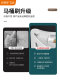 Bathroom Shelf Towel Rack No-Drill Wall-Mounted Light Luxury Style Towel Bar Toilet Storage Rack Space Aluminum