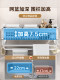Towel Rack Bathroom No-Drill Storage Rack Washroom Towel Rack Space Aluminum Storage Hanger Toilet Silver