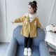 Mùa thu mới 2019 bé gái mặc áo trẻ em mùa xuân nước ngoài và quần áo mùa thu nữ lớn trẻ em phiên bản Hàn Quốc của áo khoác bé trai dài tay - Áo khoác