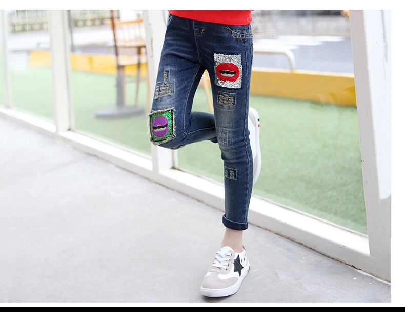 Pantalon fille 6355KZ237 en toile - Ref 2065201 Image 45