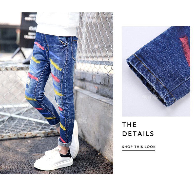 Pantalon fille 6301KZ131 en toile - Ref 2064784 Image 25